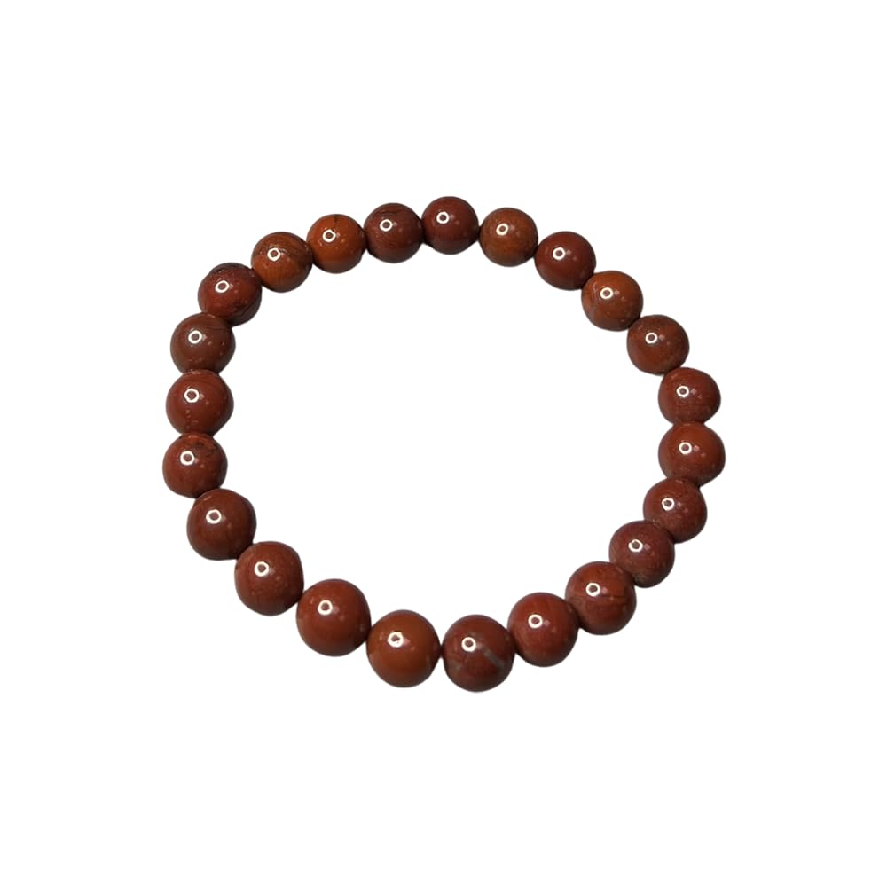 VIE Crystal Bracelet, 8mm, Red Jasper