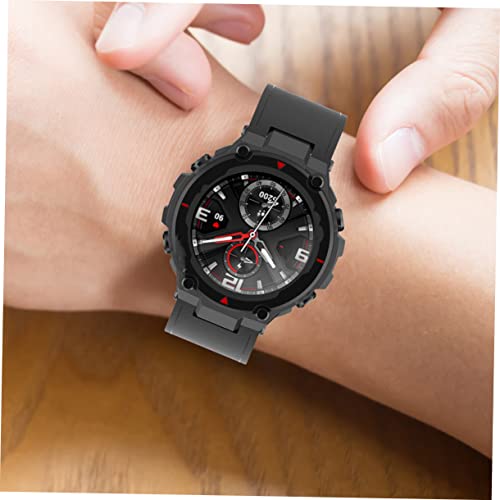 Lurrose 1set Watchband Comfortable Replacement Strap Set Black Easy to Install Wristwatch Accessory2