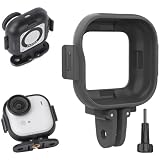 Honbobo Marco Jaula Plástico para Insta360 GO Ultra Vertical-Horizontal Soporte Adaptador Action Mount Expansión Soporte Accesorios para trípode/Palo Selfie/Bicicleta/Mochila, etc.