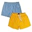 Pack of 2 Light Blue/Yellow