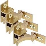 Loquet de porte : le loquet coudé de la porte présente une excellente finition, une texture impeccable, aucune bavure et un toucher agréable. verrou de sécurité pour fenêtre