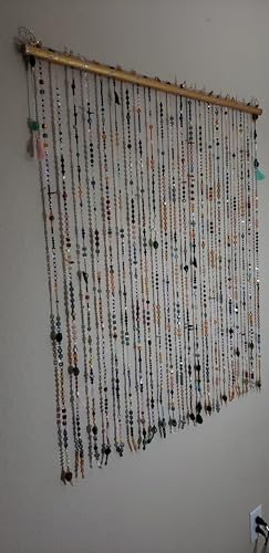 Beaded Window Curtain WALL DECOR Handmade Crystals and Semi Precious Stones