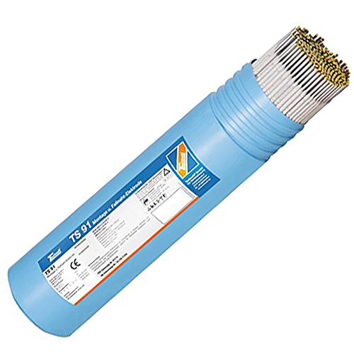 TECHNOLIT TS 91 Allround-Elektrode 2 5mm 1kg| Rutilzellulose Schweißelektroden für Stahl| Für alle Schweißpositionen| Stabelektroden| Made in Germany
