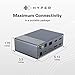 HyperDrive USB-C & Thunderbolt 4 GEN2 14-in-1 Dock for MacBook Pro/Air, iPad, PC - High-Speed Thunderbolt Docking Station - 40Gbps, Gigabit Ethernet, 85W PD