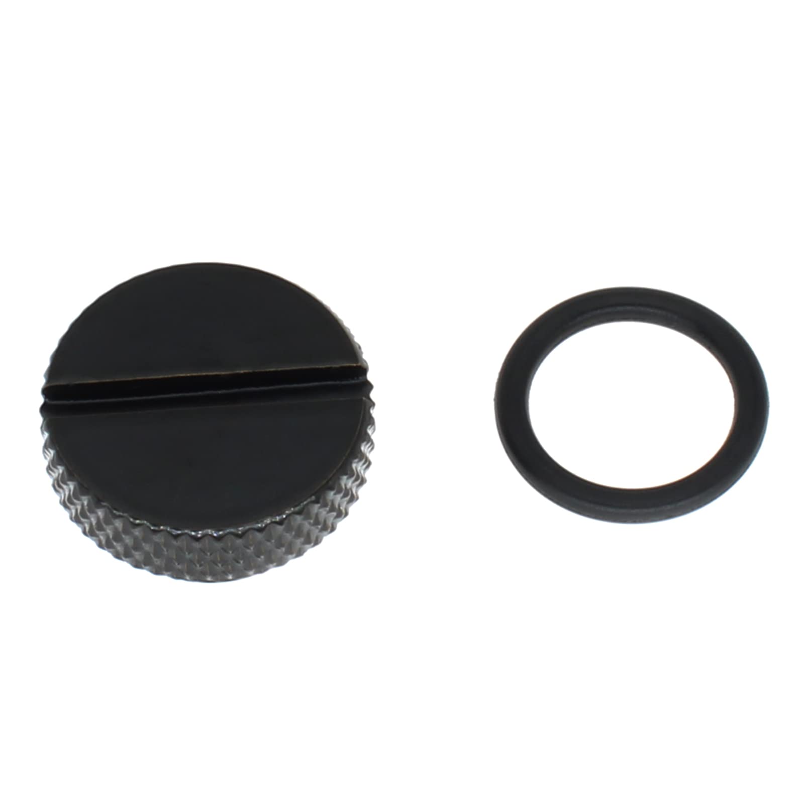 Enchufe G1/4 3 piezas G1/4 enchufe de parada de agua con junta tórica para sistemas de refrigeración por agua de PC [, negro] 4