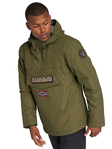 Napapijri Rainforest Winter, Chaqueta para Hombre, Verde (Green Musk Gd3), Medium