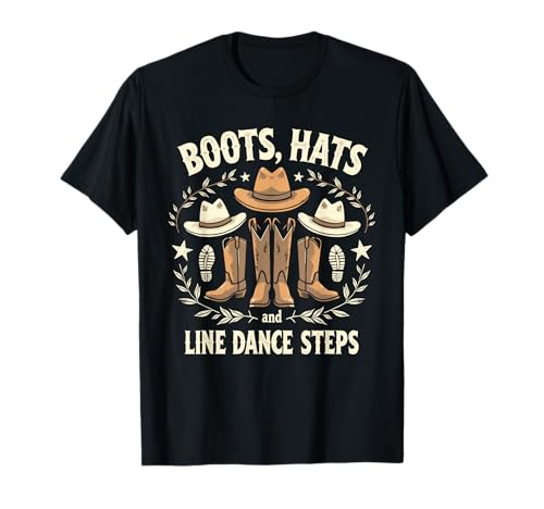 Line Dancing Country Music Western Dance Social Dancing Camiseta
