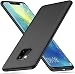 Produktbild Carantee Hülle Kompatibel mit Huawei Mate 20 Pro, Hochwertigem Stoßfest, Wasserdicht Anti-Fingerabdruck Anti-Scratch Handyhülle, TPU Silikonhülle, Weich Schutz Case für Huawei Mate 20 Pro-Schwarz