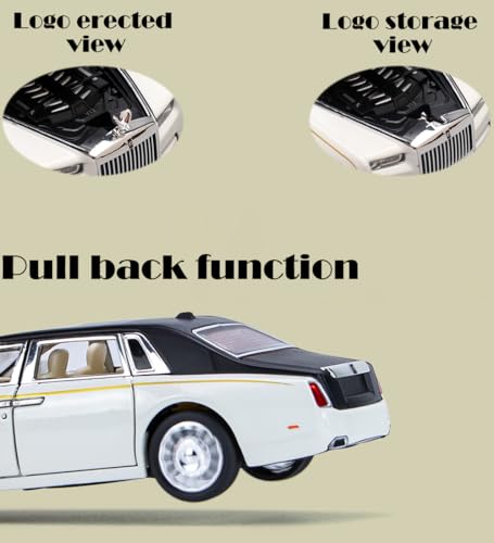 Vehículo a escala 1:32 modelo Phantom blanco miniatura 5