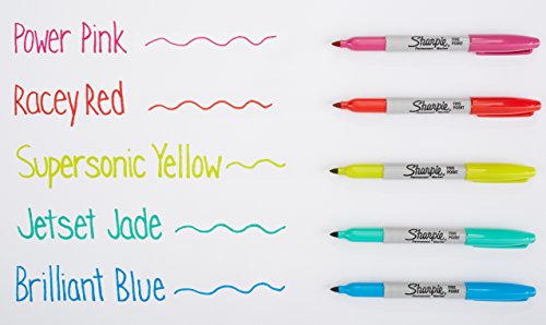 Image of Sharpie Color Burst Permanent Markers, Fine Point, Assorted, 3-Pack (1948379)