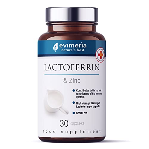 EVIMERIA Pura Lactoferrina con Zinc, 200 mg, Cápsulas