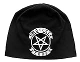 Photo Gallery motley crue beanie hat pentagram discharge nuovo ufficiale nero jersey print size one size Photo Gallery motley crue beanie hat pentagram discharge nuovo ufficiale nero jersey print size one size