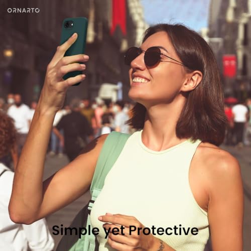 ORNARTO Compatible with iPhone 17e Case and for iPhone 16e Case 6.1", Liquid Silicone 3 Layers Full Covered Soft Gel Rubber Shockproof Cover, Protective Phone Cases for 16e & 17e-Olive Green by ORNARTO - Used condition - Image 6