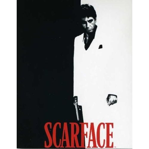 JP Imports Luxuary Plush Black White Red Scarface (Tony Montana) Blanket Throw Queen or Full Bed