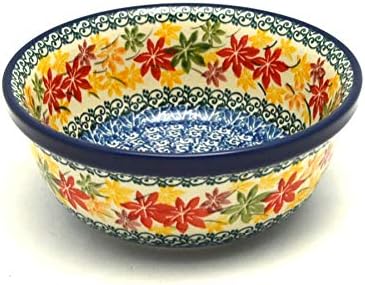 Polish Pottery Bowl - Salad - Maple Harvest