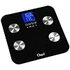 Ozeri Touch 440 lbs Total Body Weight Scale (Body Fat, Muscle, Bone, Weight & Hydration), Auto Recognition Bath Scale with Infant Tare
