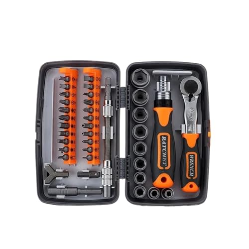 Kit de herramientas combinadas con volante torque 38 piezas miniatura 3