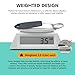 AuntyFey Weighted Adaptive Utensils, 4Pcs Weighted Utensils for Hand Tremors, 45°Angled Parkinsons Utensils for Elderly, 3.5oz Weighted Built Up Utensils for Adults, Disabled, Parkinson, Left-Handed