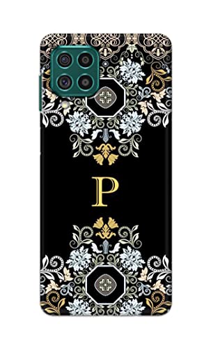 Image of Printed Hard Back Cover Case for Samsung Galaxy F62 | Samsung Galaxy M62 Back Cover (Alphabet P) -1803