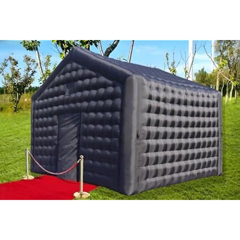 Vinfgoes Large Black Inflatable Disco Tent Cover