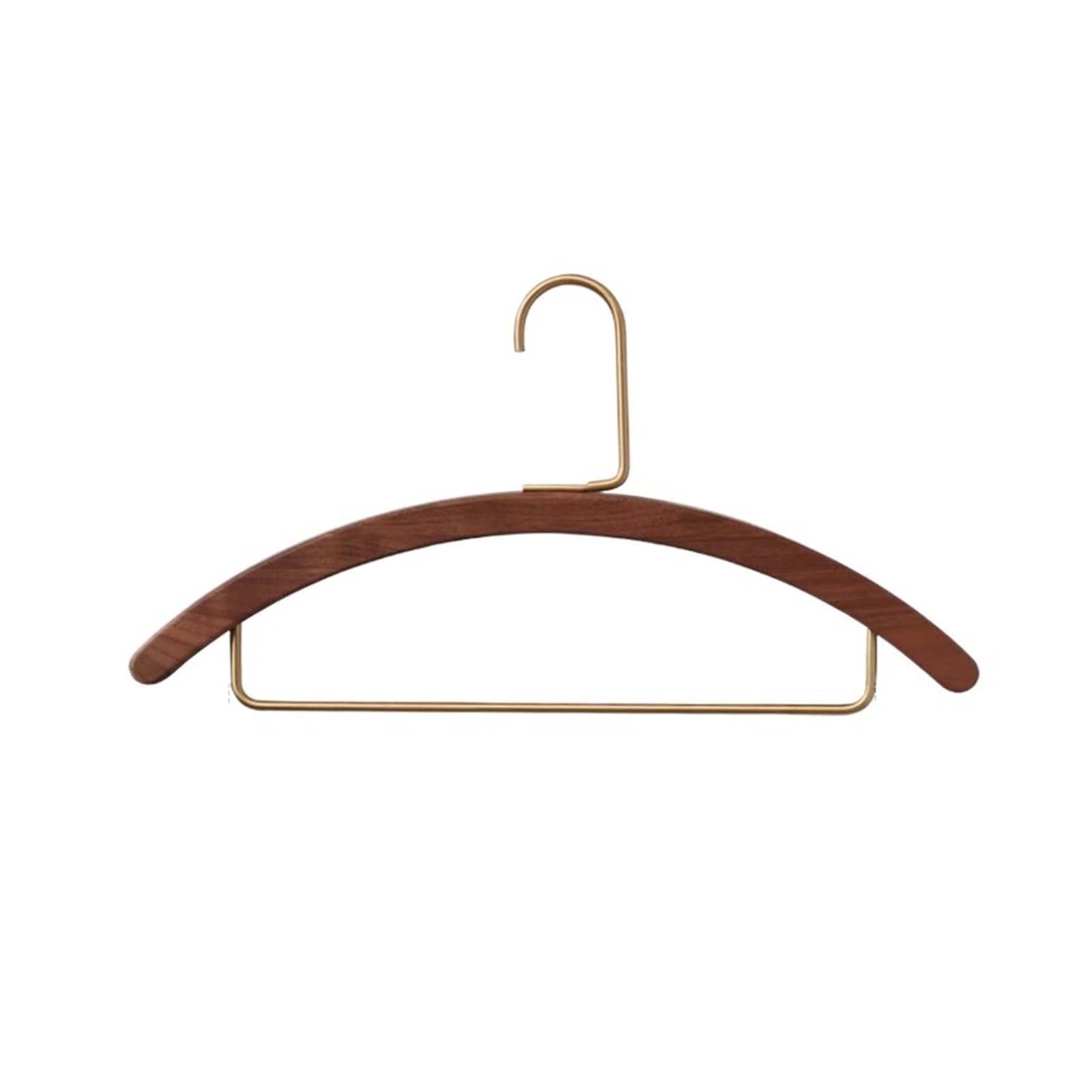 Wooden hangers 3pc Wooden Hanger Natural Walnut Wood for Clothes Storage Rack Household Laundry Hanging Wardrobe Organizer for suit(Color 4)