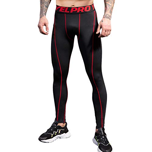 Men's Compression Pants Leggings Sports Tights Cool Dry Athletic Baselayer Active Men Pants Workout Running Yoga Gym #TOP7