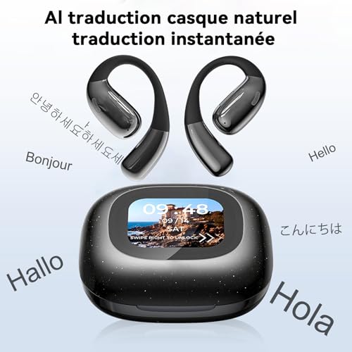 Écouteur traducteur vocal 144 langues Bluetooth réduction du bruit - 6
