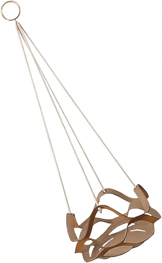 Milisten Leather Flower Pot Hanging Basket Plant Hanger Kitchen