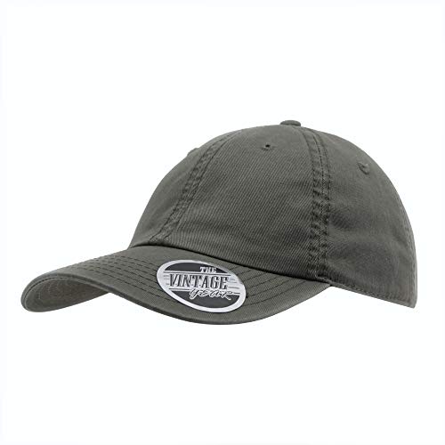 Classic Vintage Car Embroidered Washed Cotton Adjustable Dad Hat Baseball Cap (Olive Green)