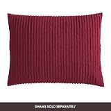 Beatrice Home Fashions Narzuta szenilowa, bawełna, bordowa, pełna