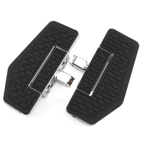 Repose-pieds moto avant argent pour Honda VT600C Shadow VLX 1996-2007