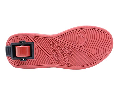 Beppi Roller Sneakers for Girls & Boys –Skate Shoes with Wheels White/Red, Size 43