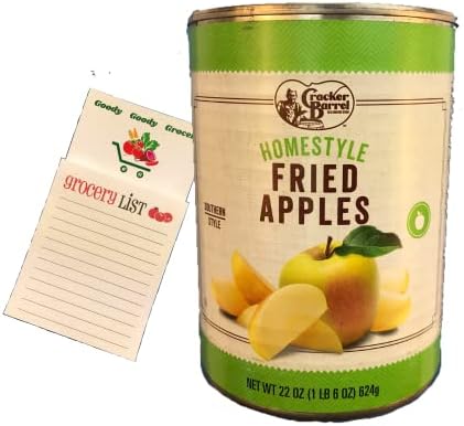 Homestyle Fried Apples for Pies and Pie Filling Cracker Barrel Southern Style plus Grocery List Magnet by GGG