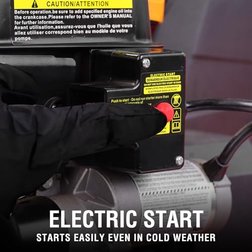 image for PowerSmart Gas Powered Snow Blower, 24 Inch Two-Stage Self-Propelled, 