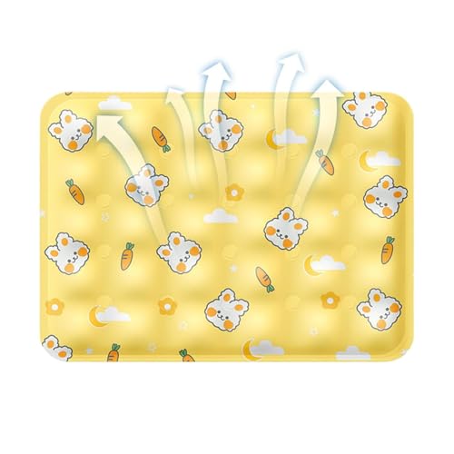 Tapis rafraîchissant pour chiens et chiots - Coussin pliable bleu pour l'été