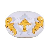 Tus diseños de tartas con este molde de relieve de inspiración europea, con 5 patrones intrincados y grado alimenticio, resistente a la temperatura para bordes de pasteles cada vez