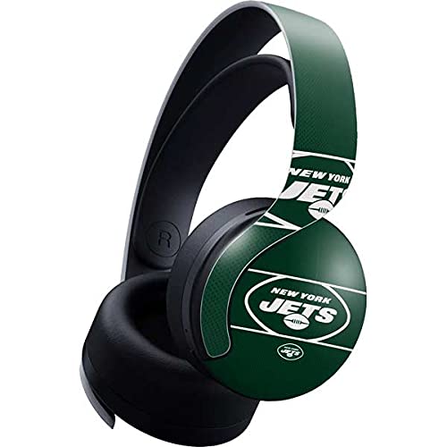 Skinit Decal Gaming Skin Compatible with Pulse 3D Wireless Headset for PS5 - Officially Licensed NFL New York Jets Zone Block Design