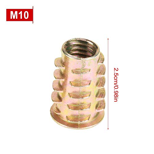 10Pcs Vite per mobili in parti di fissaggio dadi