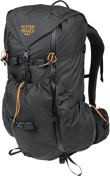 Radix 31 Backpack โ Lightweight, Adjustable Bag with Removable Frame โ Black/Hunter, XL