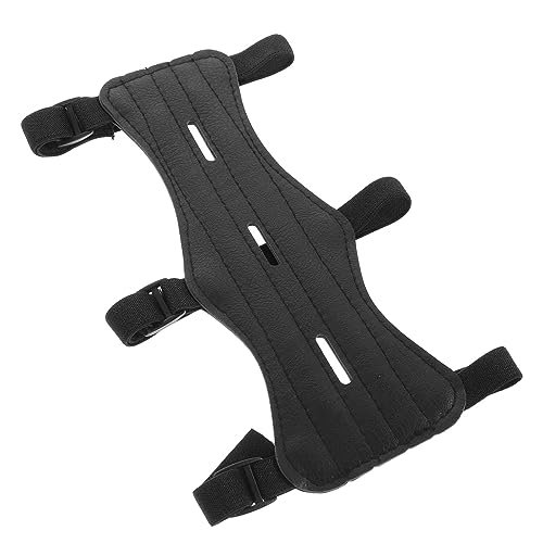 SUPVOX Sleeve for Archery Archery Bracers Archery Armguard Reusable Archery Protector Leather Material Practical Design for Arm Protection