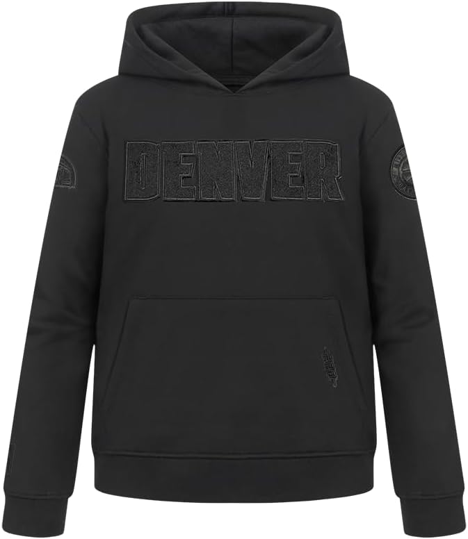 Pro Standard NBA boys Big Boys Nba Classic Triple Black Fleece Pull Over Hoodie