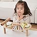 Asweets 7 in 1 Kids Drum Set for Toddlers Wooden Xylophone Musical Instruments Kit Play Set for Toddler Baby Drum Set Montessori Toys Sensory Toys Birthday Gifts for Girls Boys (Moon)