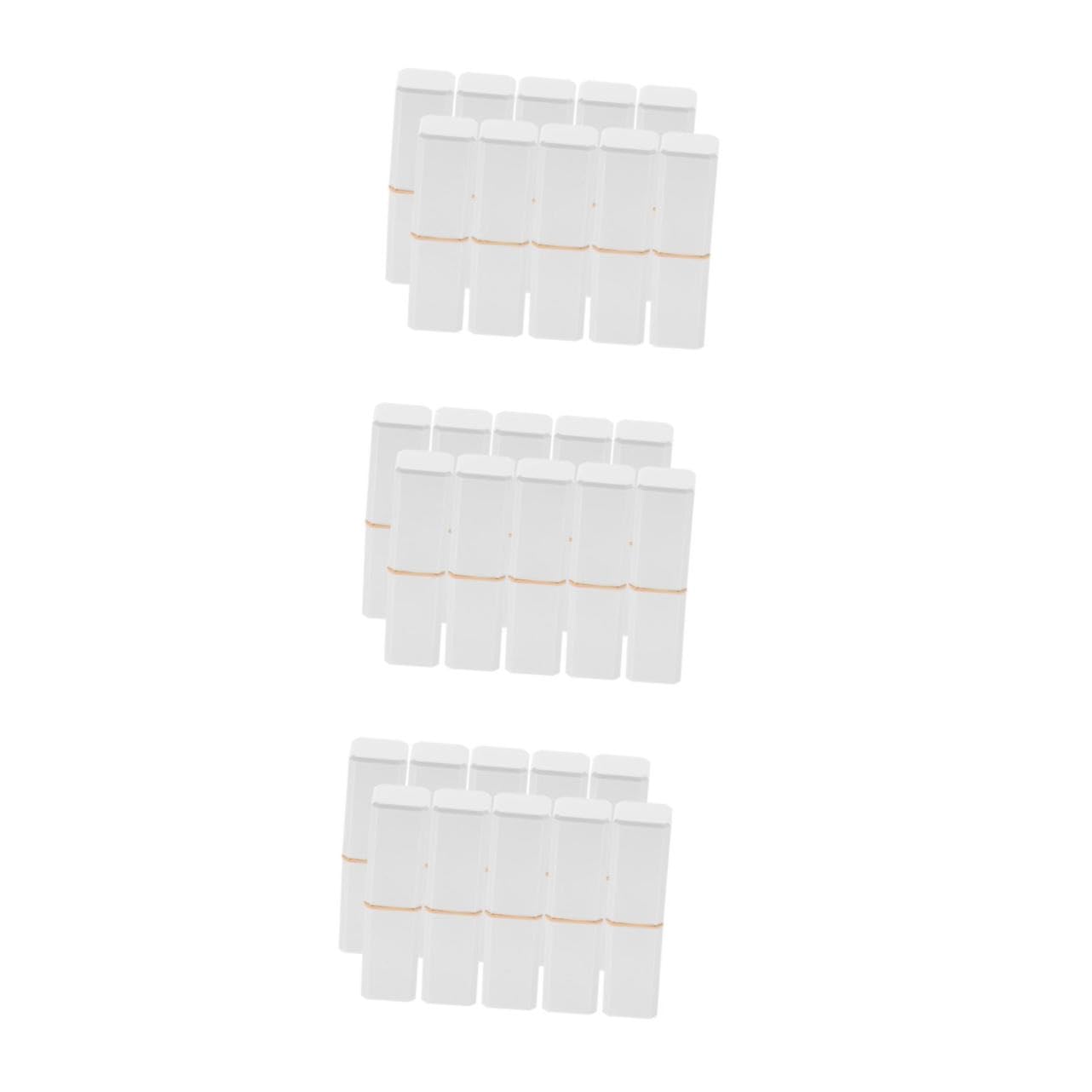 PACKOVE Tubo De Labial Recargable De Envases Vacíos Para Brillo De Labios Y Bálsamo Contenedores Prácticos Y Ligeros Para Maquillaje Diy 10 Piezas*3