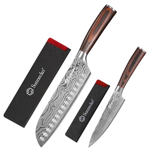 Set Cuchillos Cocina 2 Piezas Acero Inox