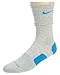Nike Elite Socks (large,Grey/Blue)