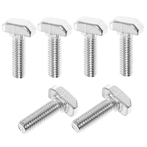 30PCS T-Type Bolts M6x20 T-Track Screws Stainless Steel Drop-in Studs for Aluminum Profile