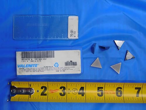 M & J Tooling LLC 6pcs New VALENITE TPE-321 TPEN 16 03 04 B.CK2134/JW VC2 Carbide MILLING Inserts - AJ0929RDT