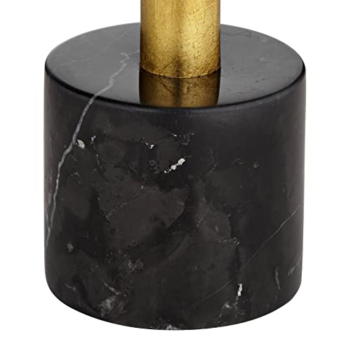 Lámpara de mesa dorada con pantalla negra 32 pulgadas miniatura 6