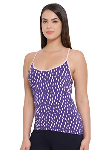 Image of Clovia Women's Cotton Floral Print Camisole