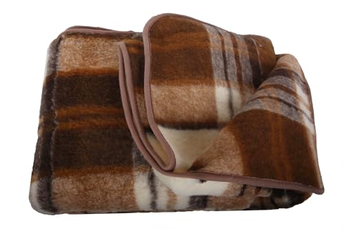Wool & Home Merino Wolldecke Karo 180x200 cm – Bild 6